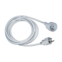 Gao Extensión Eléctrica 5m 16a Blanca Cable Resistente