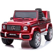 Licensed Mercedes-benz G63 12v Children’s Ride On Jeep - Painted Red