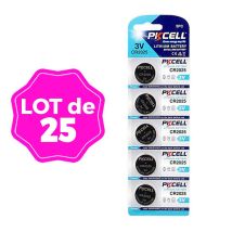 25er Pack Knopfzellen Cr2025 3v 150mah Lithium Pkcell