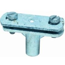 Supporto Zincato M8 per Piatto – 10064 – Fissaggio per bandelle 30x4 mm – Acciaio – Elettricità