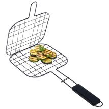 Grille A Hamburger Metal Noir Antiadhesive 49 X 211 Cm