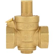 Kcvv - Regolatore Di Pressione Dell'acqua, Riduttore Di Pressione Dell'acqua, 1 Pezzo, Valvola Di Riduzione Della Pressione In Ottone Regolabile, 