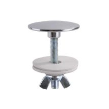Tapón de cierre cromado Ø 43/49 mm – Longitud tornillo 49 mm – Doble junta y tuerca de mariposa