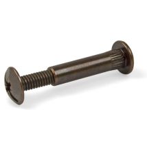 Confezione 4 Pezzi - Distanziali Ø8mm -lunghezza 30/70mm - Filetto M6 - In Ferro Bronzato