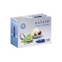 Gaskartusche blau für Sahne Packung mit 10 Stück Kayser