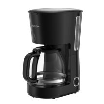 Cafetière 12 - 15 Tasses Techwood Tca-158bc - Indicateur Du Niveau D'Eau - Verseuse En Verre - 750w - Filtre Permanent Lavable