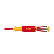 Destornillador Con Cargador Liftup Electric Pozidriv, Plusminus/pozidriv, Ranurado Con 6 Slimbits (41234) - Wiha