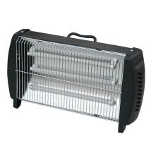 Stufa Elettrica 3 Elementi Steatite 1800W – Riscaldamento Efficace per Ambienti Domestici e Lavorativi – Volume Riscaldante 90 m³
