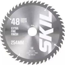 Skil 2610s01054 Lame De Scie 254 Mm 48 Dents Métallique
