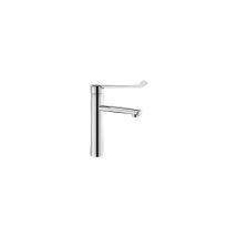 Delabie – Rubinetto monocomando 300/160 leva L215 Flex Pex – Finitura metallica, Altezza sotto becco – 10 anni di garanzia