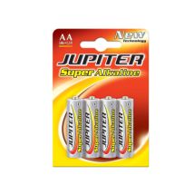 Jupiter - False Pile Pila Alc. Lr6. Blister 4 Uds. (318994), Negro, Estandar
