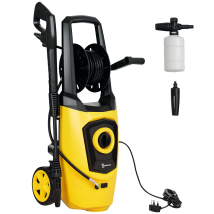 Portable Power Washer 1800w, 150 Bar, 510 L/h For Garden, Car Yellow - Durhand