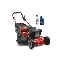 Tagliaerba A Scoppio Trazionato Weibang Wb506sc3 Scarico Laterale Mulching + Benzina E Olio