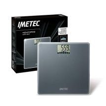 Bilancia Pesapersona Digitale IMETEC MONITORING ES9 300 – Portata 180 kg – Design Elegante e Sottile – Memoria per 4 Utenti