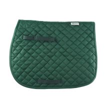 Verde - Sottosella Pony Rettangolare In Soffice Cotone Trapuntato