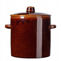 Kadax Olla de Gres 2L – Ideal para Encurtidos y Conservas – Resistente a Altas Temperaturas – Fácil de Limpiar
