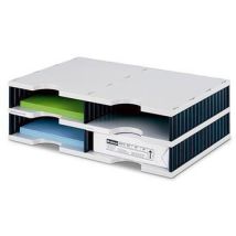 Dokumentenablage Doc Duo Grundeinheit 48,5 X 15,3 X 33,1 Cm (b X H X T) Polyl Grau/schwarz
