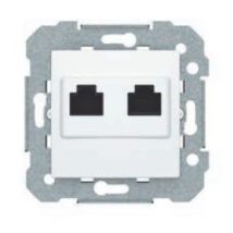 Doppelbuchse Rj45 Weiß Bjc Viva 23586-2