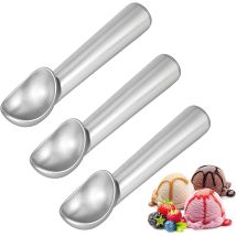 Cuillère À Crème Glacée 3pcs Cuillere A Glace Boule Cuillères À Glace En Aluminium Antiadhésive Antigel Une Pièce Cuillere A Glace Pour Différentes 