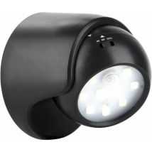 Outdoor Wall Light With Motion Sensor, 1000 Lumens Led, Battery Operated, 360 Degree Rotation, Tiltable