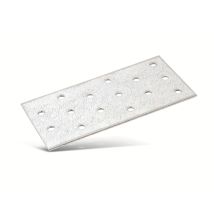 Masterproof Professional - Lochplatte Flachverbinder 60 Mm X 120 Mm X 2,0 Mm, Feuerverzinkt