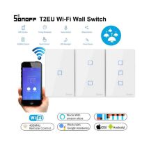 Domotica Interruttore Luce Wifi Touch Basic Sonoff T1 T2 T3 Alexa Google 503 Ce 2 Canali