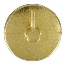 Gancio per tende bris bris in zama – Colore oro – Diametro 25 mm – 25 pezzi – DIESSE