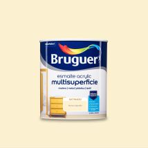 Satinweiße Baumwoll-mehrflächen-acryl-emaille 0,750 L 5057441 Bruguer
