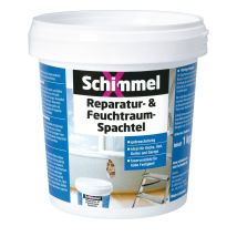 Schimmel X Reparatur- Und Feuchtraumspachtel 1 Kg Anti-schimmel & Nikotinsperre