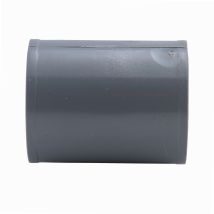 Jardibric – Manguito hembra-hembra con tope – PVC liso no microporoso – Ø 32 mm – Conector rápido