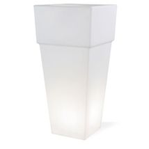 LIVOS – Leuchtende Bodenvase E27 – Diffusor aus Harz – max. Höhe 200 mm – IP54 – 100W