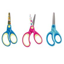 Bastelschere rund für Kinder – HERLITZ – 10801710 – Design, weicher Griff, angenehme Handhabung