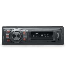Autoradio New One – 80 Watts – Radio FM avec 18 stations – Port USB et lecteur micro SD – Salle de bain