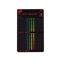 Füllstandsanzeige für Gasflaschen magnetisch – 46065 – geeignet für Propan-/Butan-Gasflaschen – 10 x 6,5 cm
