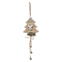 Fééric Lights – Campana de renos Navidad – 15 cm largo, 3 cm ancho, 50 cm alto, 0.11 kg