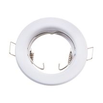 GU10 LED-Einbauleuchte Rund Weiß 2er Pack – 3584 – Metall – IP20 – Energieeffizient – Ideal für Schlafzimmer, Wohnzimmer, Küche