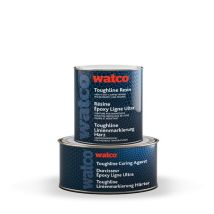 Watco - Toughline, Zweikomponentige Polyaspartikharz Markierung, Gelb 1l - Gelb