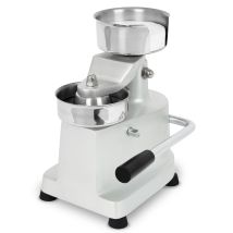 Vertes Hamburgerpresse Burger Pattie Presse Aus Edelstahl (zur Profi Produktion Von Burger Patties Mit 10 Cm Durchmesser, Leichtgängiger 