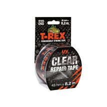 High-performance T-rex Repair Tape By Shurtape – 48mm X 8.2m Clear, Heavy-duty Waterproof Adhesive Tape For Repairs And Sealing