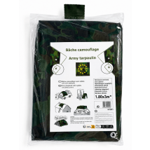 Sodepm-bâche Camouflage 140gr/mý 1,80m X 3m