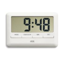 Elektronischer Timer Von Ade, Bis Zu 99 Minuten 59 Sekunden, 10 X 7 X 1 Cm, Weiß