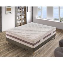 Materassiedoghe - Matelas Mousse 160x200 Cm - Haute Densité - Réversible - Modèle Sofia - Epaisseur 18 Cm