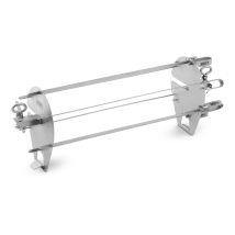 Weber – Spieße-Set für Drehspieße – 40,64 cm – Edelstahl – Spülmaschinenfest – Kompatibel mit Genesis, Spirit, Summit und 57 cm Holzkohlegrills