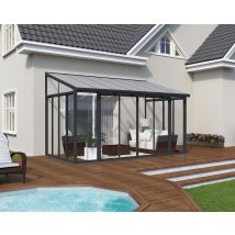 Chalet&jardin - Canopia San Remo Pergola Chiusa In Alluminio 3x4.4 M Grigio