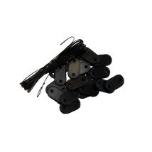 Maillestore - Kit De Fixation Brise-vue - Lot De 20 Kits (26 Pastilles + 4m De Fil Par Kit) Noir Lot De 20 Kits