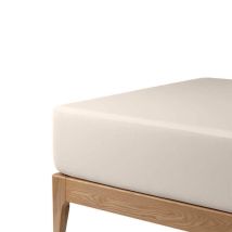 Sabana Bajera Protectora Transpirable Hasta Grosor 30 Cm Crudo - 105 Cm