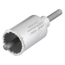 Wolfcraft – Punta a corona in carburo di tungsteno 43 mm – Profondità di taglio 55 mm – Certificata TÜV