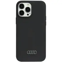 Custodia In Silicone Audi Per Iphone 13 Pro Max 6.7 Nera/custodia Rigida Nera Au-lsrip13pm-q3/d1-bk