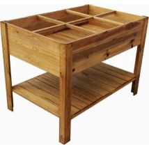 Apfelblumenkasten-Gemüsegarten – Hochbeet aus autoklavimprägniertem Kiefer – 120 cm x 80 cm x 88 cm