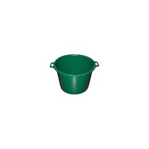 Runder Bottich 75l D62 H39 Grünmetallic - Aluminium Und Kunststoff